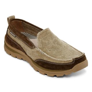 Skechers Melvin Mens Casual Shoes, Taupe