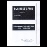 Business Crime 2003 2004 Supplement With Problems