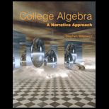 College Algebra  Narrative Approach