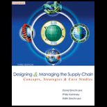 Designing and Managing Supply Chain  Text Only