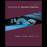 Essentials of Business Statistics   With Access (Loose)