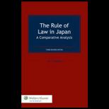 Rule of Law in Japan A Comparative Analysis