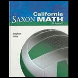 Saxon Math Intermediate 4  2 Volume Set (California)