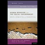 Human Behavior and Social Environment  Macro Level