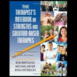 Therapists Notebook on Strengths and Solution Based Therapies