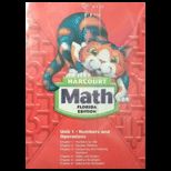 Harcourt School Publishers Math Florida Unit Book Collection Grade 2 2004
