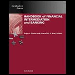 Handbook of Financial Intermediate and Banking