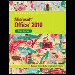 Microsoft Office 2010   Illustrated Third Course