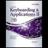 Paradigm Keyboard and Application II  61 120 Text