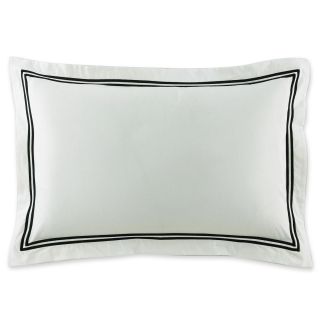ROYAL VELVET Italian Percale Oblong Decorative Pillow, Black