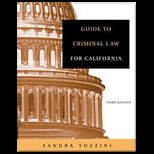 Guide to Criminal Law for California