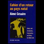 Cahier dun retour au pays natal