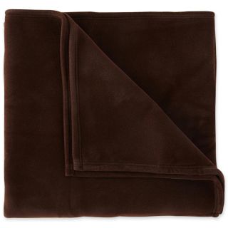 Vellux Blanket, Chocolate (Brown)