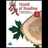 World of Reading 3 A Thematic Approach to Reading Comprehension