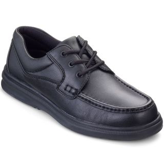 Hush Puppies Gus Moc Toe Oxford Shoes, Black, Mens