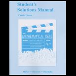 Mathematical Ideas   Student Solutions Manual