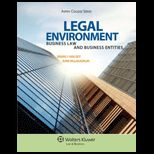 Legal Environment Business Law and Business Entities