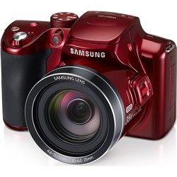 Samsung WB2100 16 MP BSI CMOS Sensor 35x Opt Zoom Digital Camera   Red