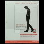 Abnormal Psychology in a Changing World (Looseleaf)