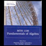 Math1100  Fundamentals of Algebra   With 2 CDs (Custom Package)