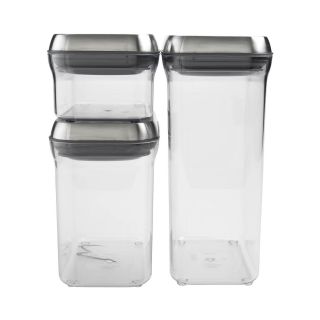 Oxo Good Grips Pop 3 Pc. Stainless Steel Food Storage Canister Set