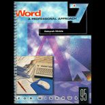 Word 7  Professional Approach for Windows 95 / With Two 3.5 Disks