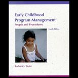 Early Childhood Program Management  People and Procedures