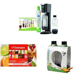 SodaStream GENESIS Home Soda Maker   Premium Kit w/ 24 Samples & 2 Bonus Bottles