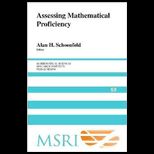 Assessing Mathematical Proficiency