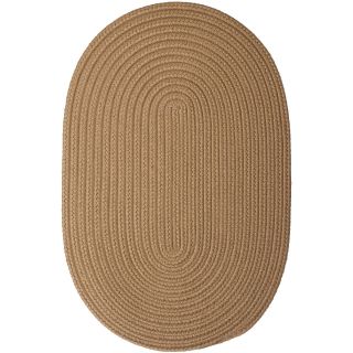 Nantucket Reversible Braided Indoor/Outdoor Oval Rugs, Sand