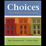 Choices Basic Writ. Guide With Readings