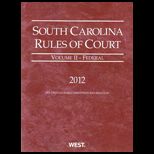 South Carolina Rules of Court   Federal