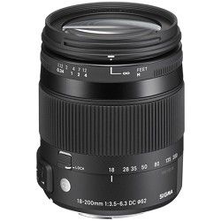Sigma 18 200mm F3.5 6.3 DC Macro OS HSM Lens for Nikon