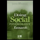 Doing Social Psychology Work