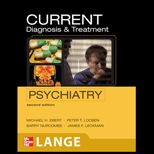 CURRENT Diagnosis and Treatment Psychiatry