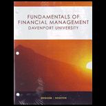 Fundamentals of Financial Management (Looseleaf) (Custom Package)
