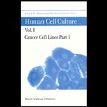 Human Cell Culture Volume 1