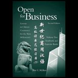 Open for Business, Volume 2 Textbook / Exercises