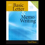 Basic Letter and Memo Writing   With CD