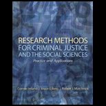 Research Methods for Criminal Justice and the Social Sciences (Paperback)