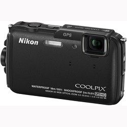 Nikon COOLPIX AW110 16MP Waterproof Shockproof Freezeproof Black Digital Camera