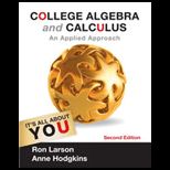College Algebra and Calculus   Student Solution Manual