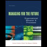 Managing for Future  Organizational Behavior and Processes