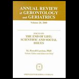 Annual Review of Gerontology Volume 20