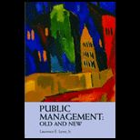 Public Management Old and New