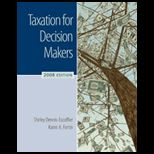 Taxation for Decision Makers, 2008  Package