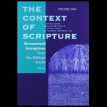 Context of Scripture, Volume 2
