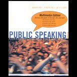 Public Speaking  Connecting You and Your Audience, Multimedia Edition   Package