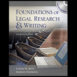 Foundations of Legal Research and Writing   With CD