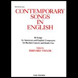 Contemporary Songs in English Med High